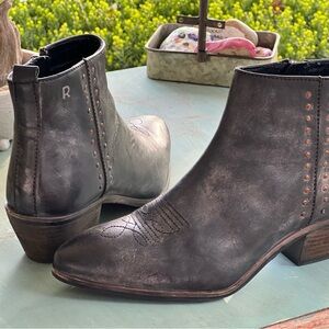 Roan Aggie Western bootie